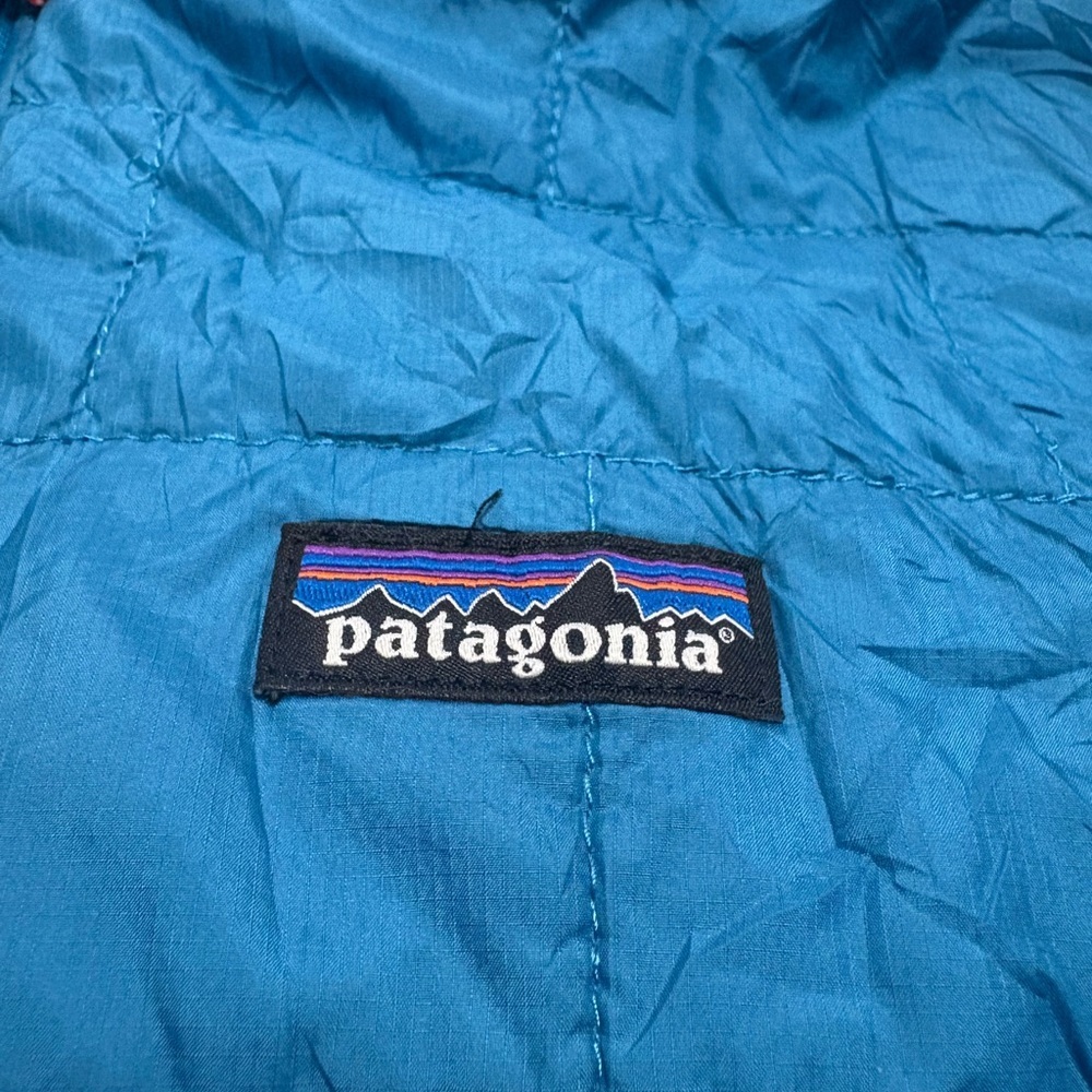 Patagonia Kids Vibrant Blue Puffer Jacket - Picture 5 of 5